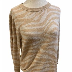 A New Day zebra striped sweater